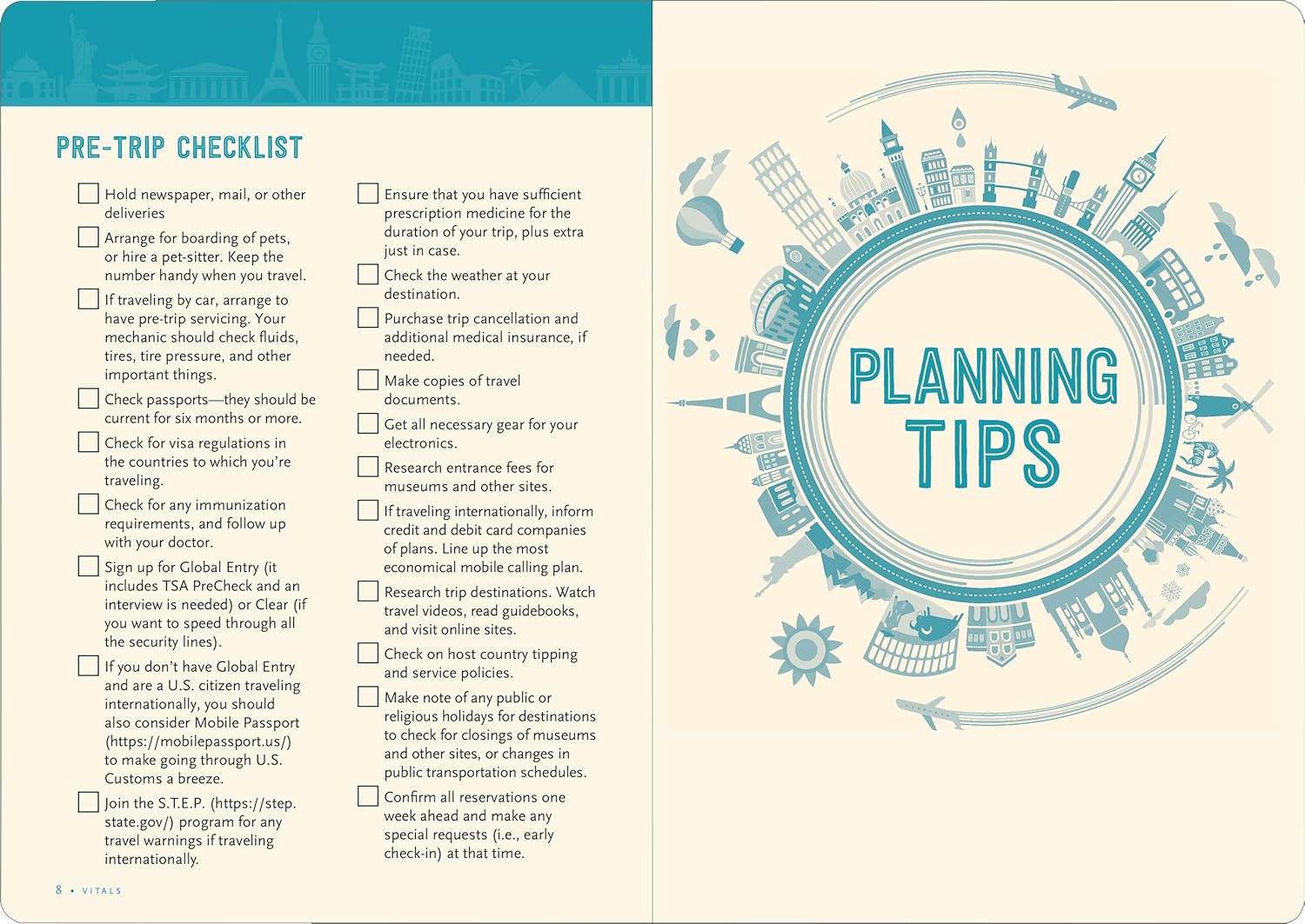 Travel Checklist Journal by Peter Pauper Press 9781441327840_2