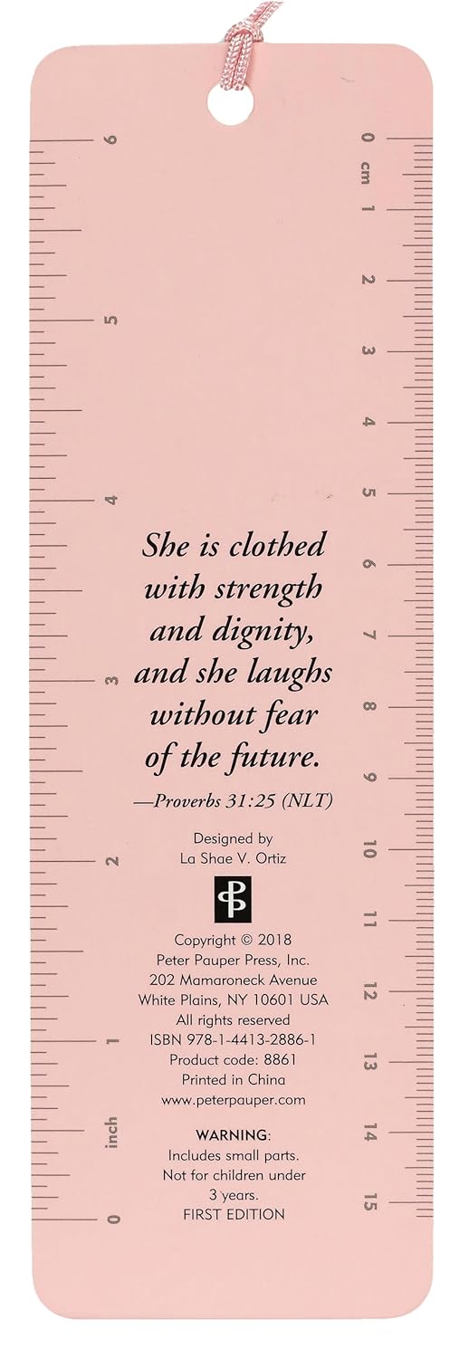 She Is Clothed With... Bookmark by Peter Pauper Press 9781441328861_1