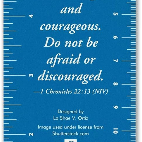 Be Strong & Courageous Bookmark by Peter Pauper Press 9781441328892_1