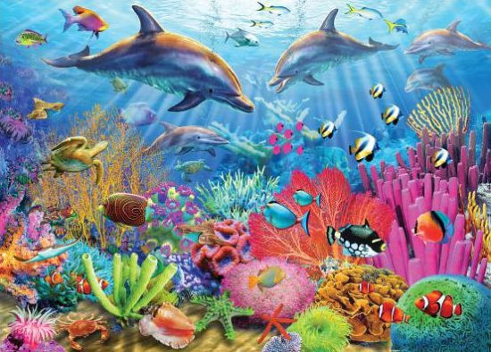 Coral Reef 1000 Pience Puzzle -Peter Pauper Press 9781441330543_df7b3d7e-55d9-4854-8500-a80d74174d71