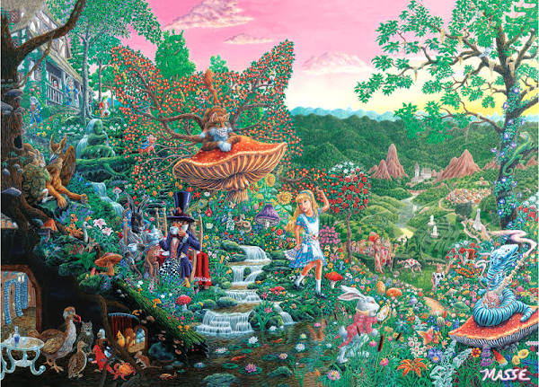 Wonderland Puzzle -Peter Pauper Press 9781441330642