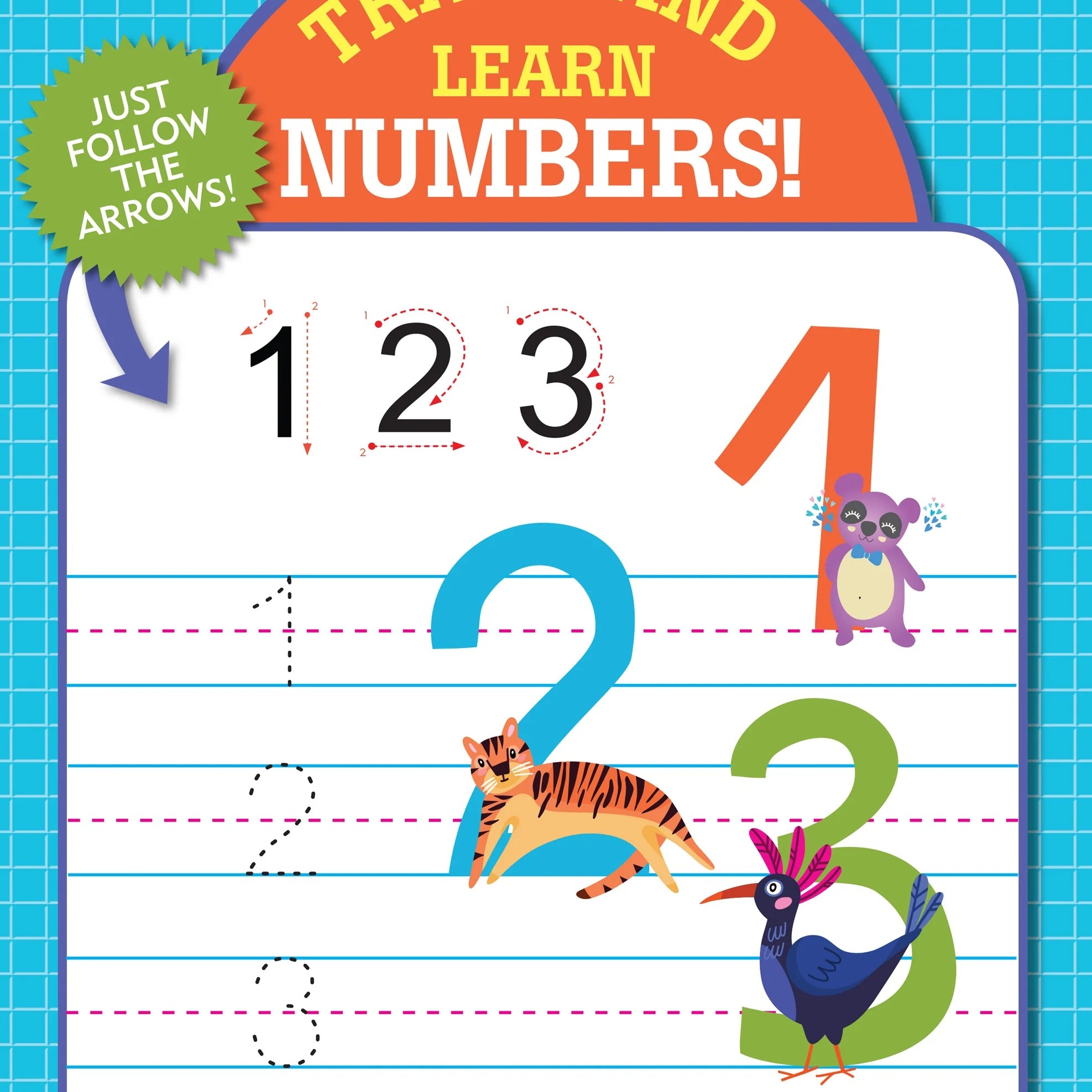 Trace And Learn Numbers! by Peter Pauper Press 9781441331120_b66c7dd7-7cf2-4ecf-ab01-767f4023297d