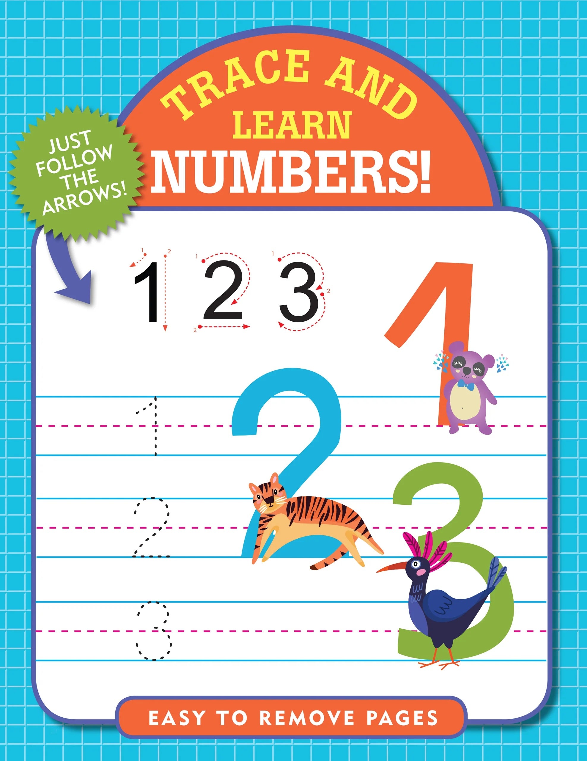 Trace And Learn Numbers! by Peter Pauper Press 9781441331120_b66c7dd7-7cf2-4ecf-ab01-767f4023297d