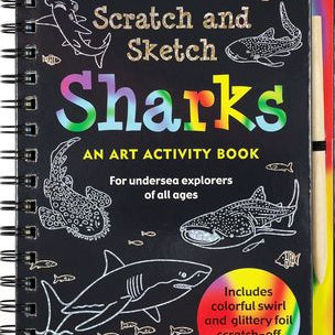 Scratch & Sketch Sharks by Peter Pauper Press 9781441331304