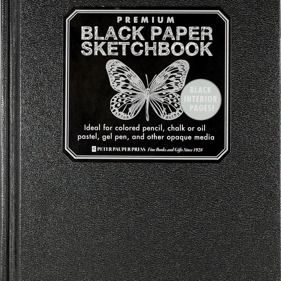 Black Paper Sketchbook 5.75" X 8.75" 9781441331625