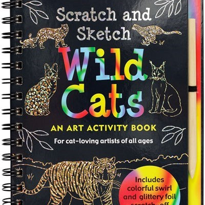 Wild Cats Scratch & Sketch by Peter Pauper Press 9781441331922