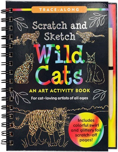 Wild Cats Scratch & Sketch by Peter Pauper Press 9781441331922