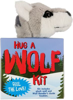 Hug A Wolf Kit [With Plush] by Peter Pauper Press, Inc 9781441331984_81537086-77b6-4453-b833-2687a7b904ce