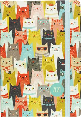 WEEKLY PLANNER CATS 2021 9781441333438