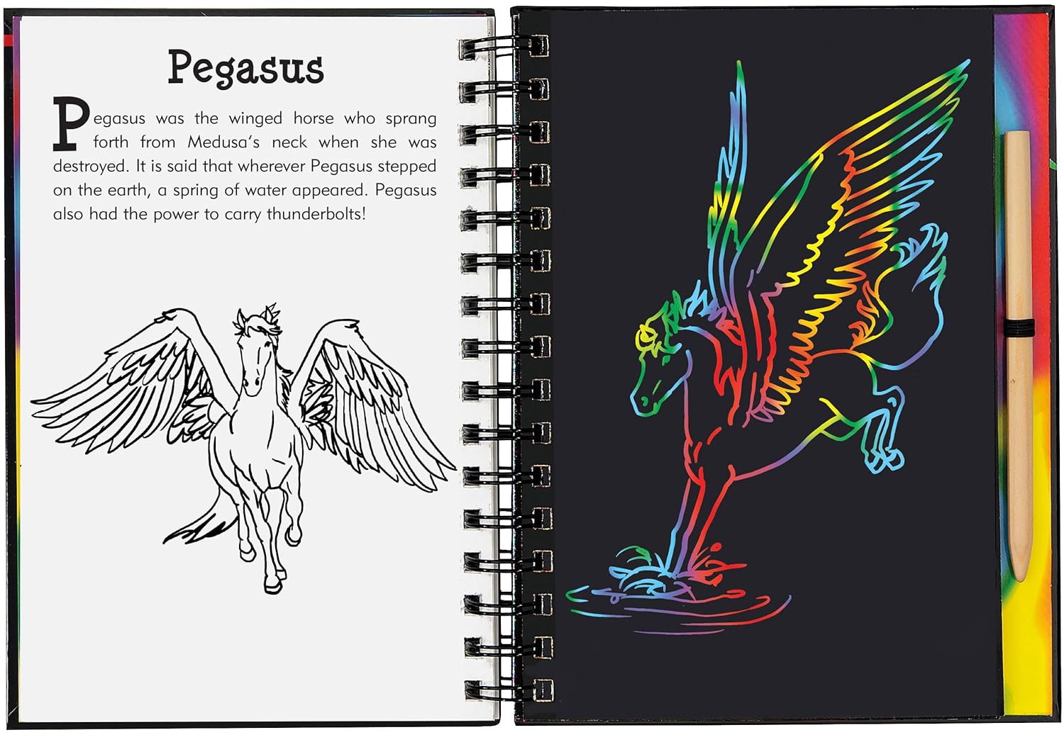 Scratch & Sketch Dragons & Mythological Creatures by Peter Pauper Press 9781441333568_3