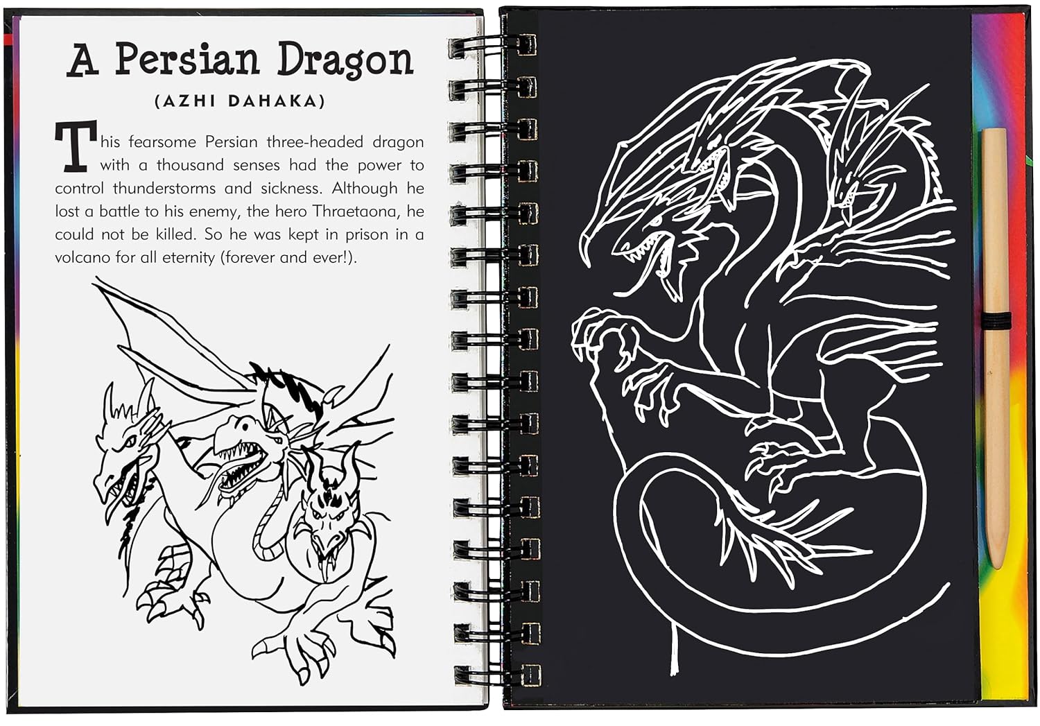 Scratch & Sketch Dragons & Mythological Creatures by Peter Pauper Press 9781441333568_5