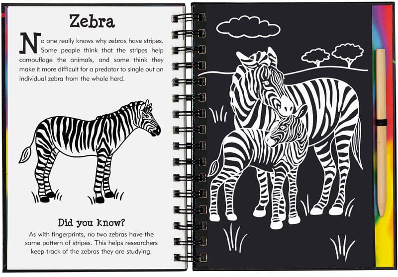 Wild Safari Scratch & Sketch by Peter Pauper Press 9781441333582_2