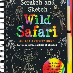 Wild Safari Scratch & Sketch by Peter Pauper Press 9781441333582_942300e4-fe04-47b2-82a7-a0bf5d7ece95