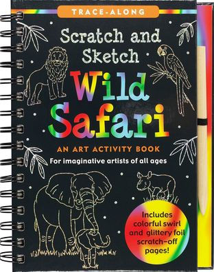 Wild Safari Scratch & Sketch by Peter Pauper Press 9781441333582_942300e4-fe04-47b2-82a7-a0bf5d7ece95