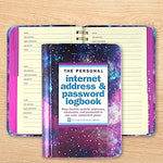 Galaxy Internet Address & Password Logbook - Peter Pauper Press 50 9781441333858_2