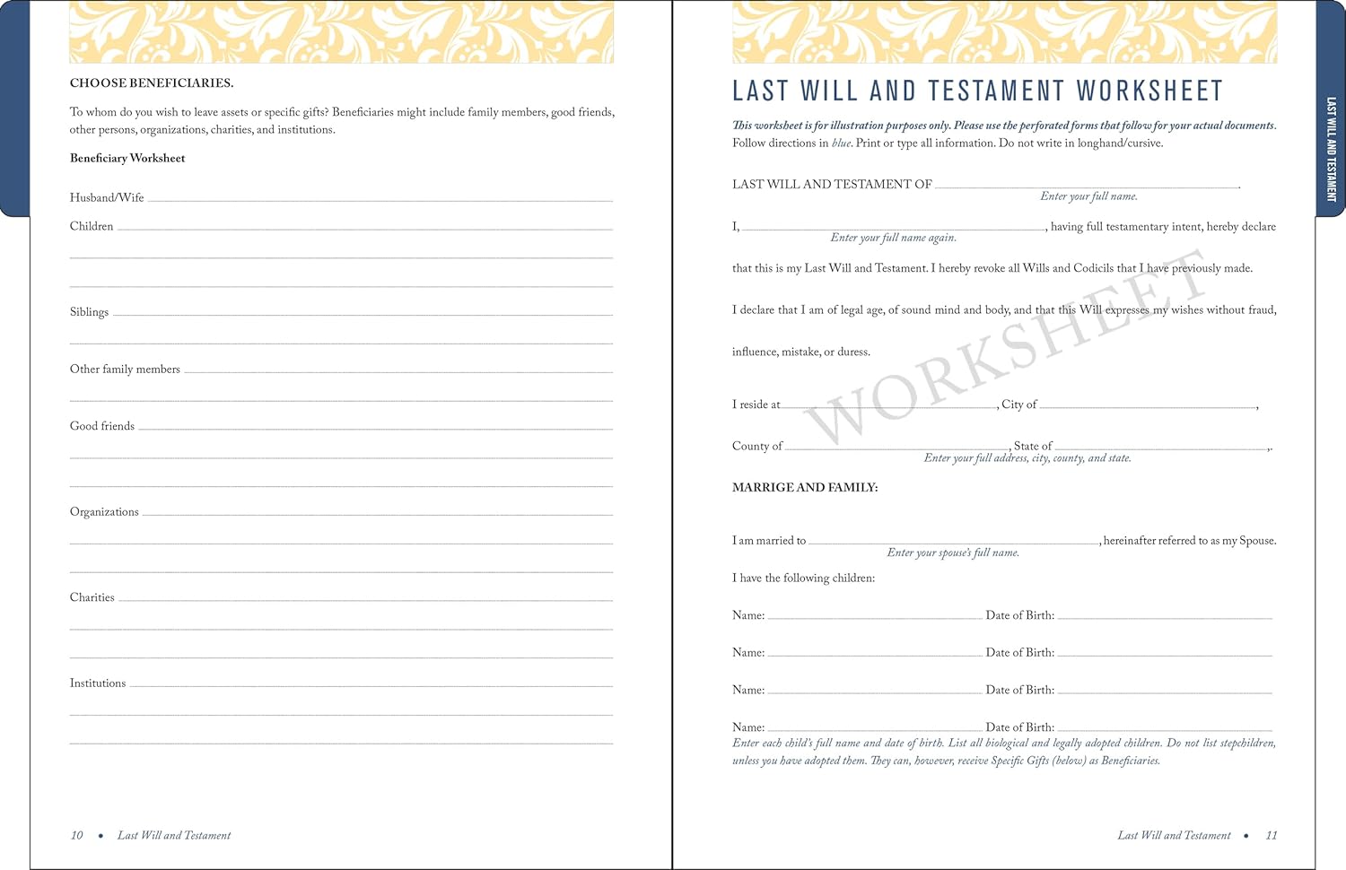 My Family Estate Legal Document Kit by Peter Pauper Press 9781441334077_4