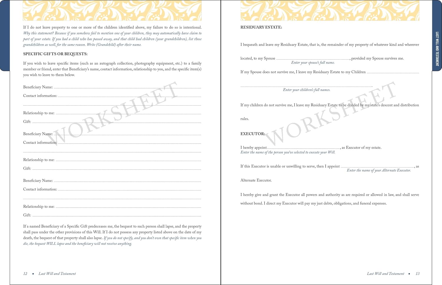 My Family Estate Legal Document Kit by Peter Pauper Press 9781441334077_5