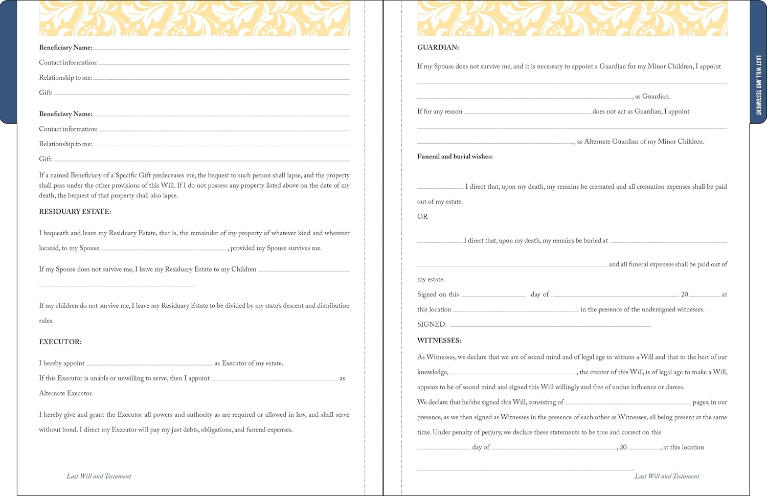 My Family Estate Legal Document Kit by Peter Pauper Press 9781441334077_6