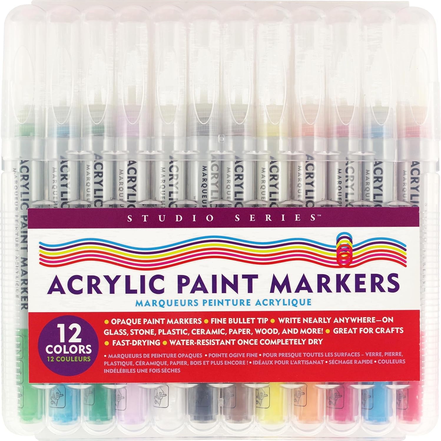 Studio Series Acrylic Paint Markers (Set of 12) 9781441335142_00bddc2f-b90e-4e8f-906a-39c71f753e55