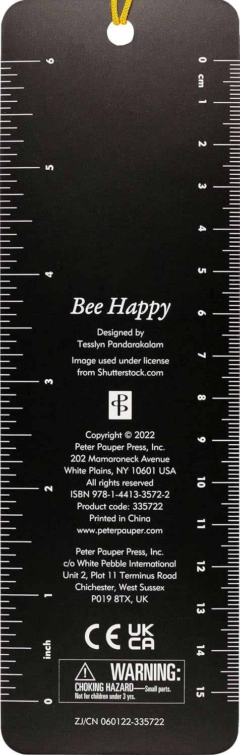 Bee Happy Book Mark 9781441335722