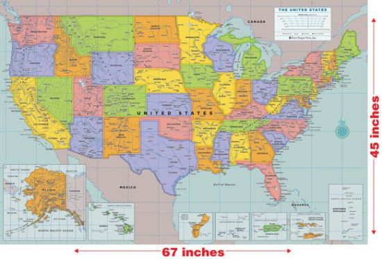 Usa Laminated Map - Lindroth. David 9781441336156