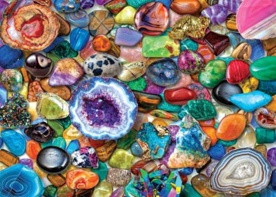 Crystals & Gemstones 1000 Pc Puzzle - Peter Pauper Press 9781441336897