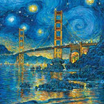 San Francisco Starry Night 500 Piece Jigsaw Puzzle - Peter Pauper Press 9781441337535_9a570d43-be87-47ca-969f-97484c52aa21