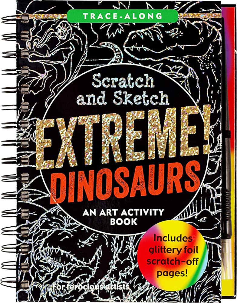 Scratch And Sketch Extreme! Dinosaurs by Peter Pauper Press 9781441338303_299736ed-e40d-44e3-9ff4-b172dfa228ea