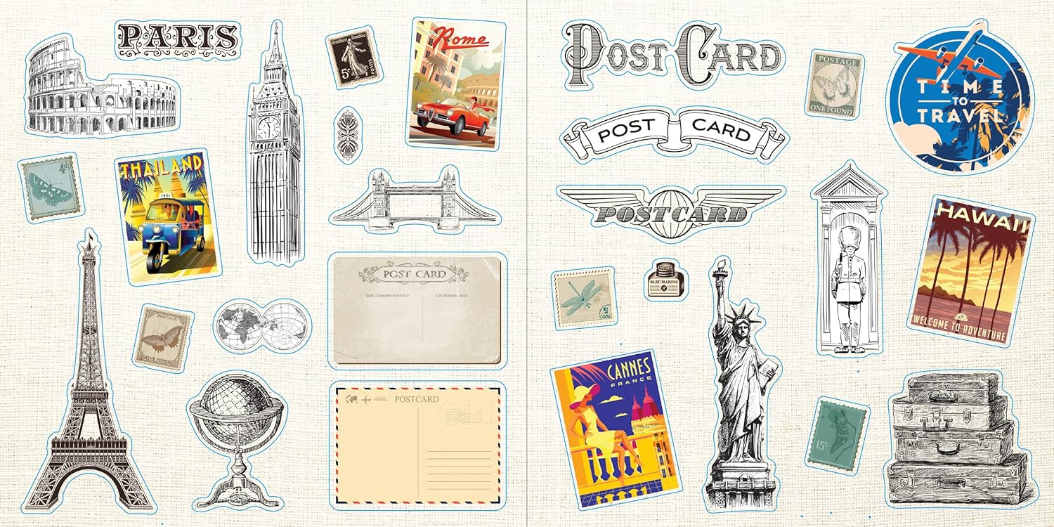Loads Of Ephemera Sticker Book by Peter Pauper Press 9781441338358_3
