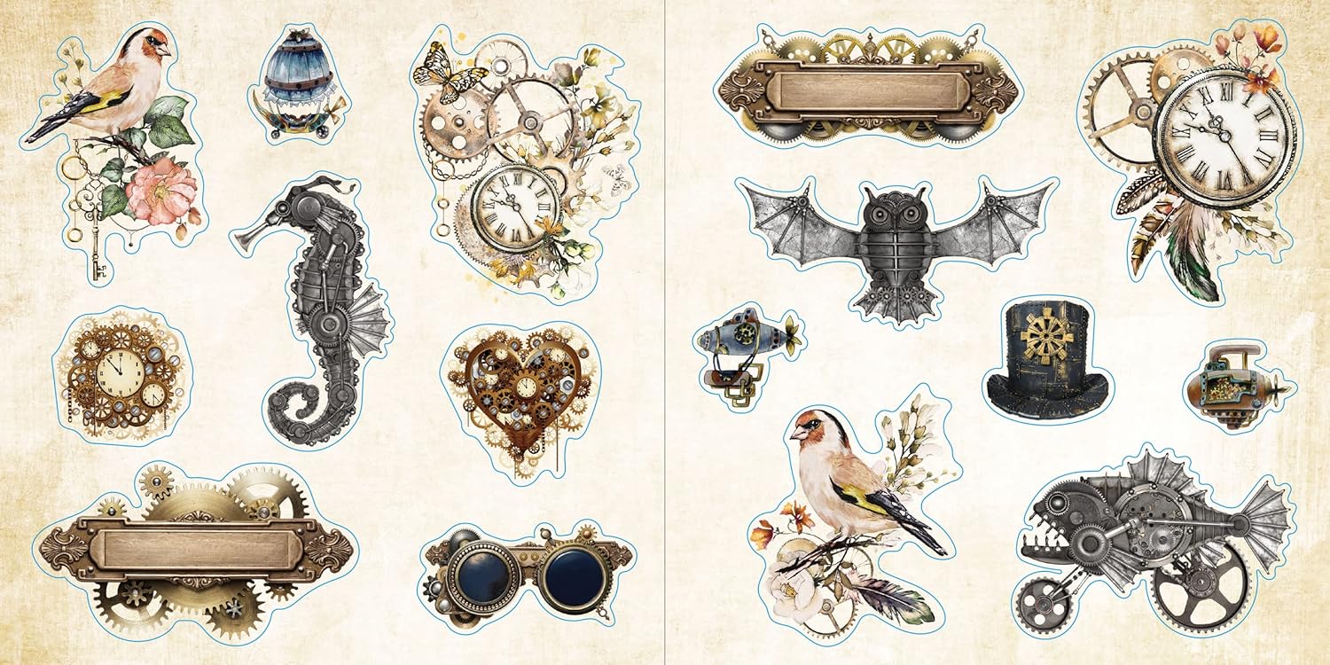 Loads Of Ephemera Sticker Book by Peter Pauper Press 9781441338358_4