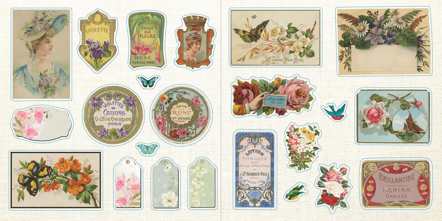 Loads Of Ephemera Sticker Book by Peter Pauper Press 9781441338358_7