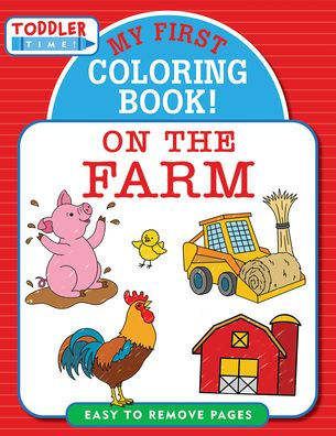 My First Coloring Book! On The Farm by Peter Pauper Press 9781441339911_f9110561-5eb3-4768-a80d-097c625f065b