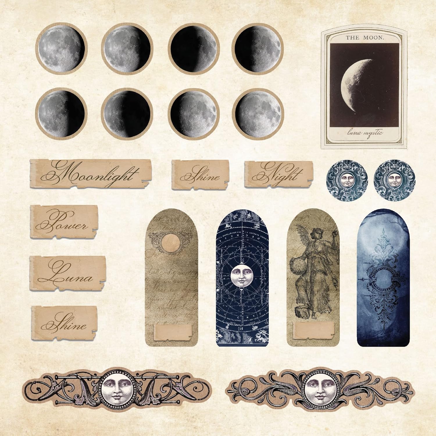 Mystical Ephemera Sticker Book by Peter Pauper Press 9781441340481_3