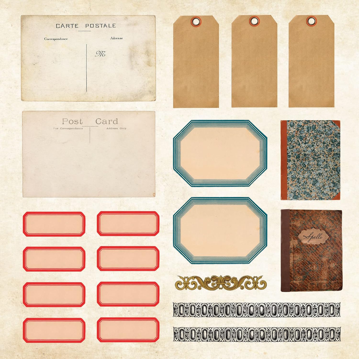 Mystical Ephemera Sticker Book by Peter Pauper Press 9781441340481_6
