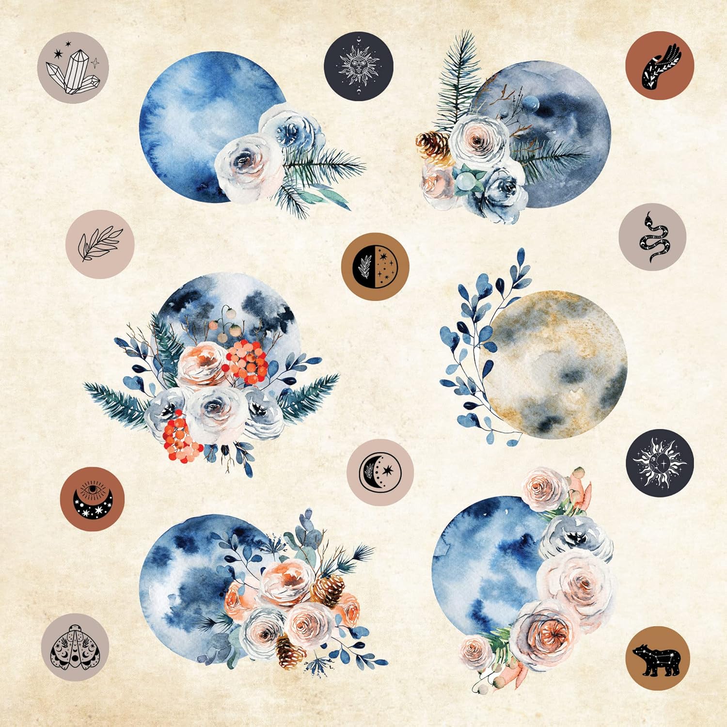 Mystical Ephemera Sticker Book by Peter Pauper Press 9781441340481_8