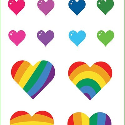 Hearts Stickers 9781441340702