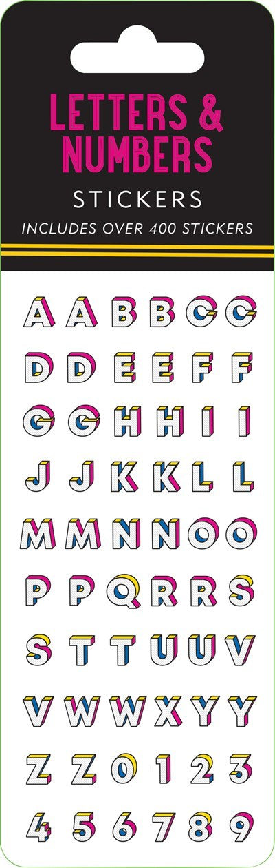 Letters & Numbers Stickers 9781441340726