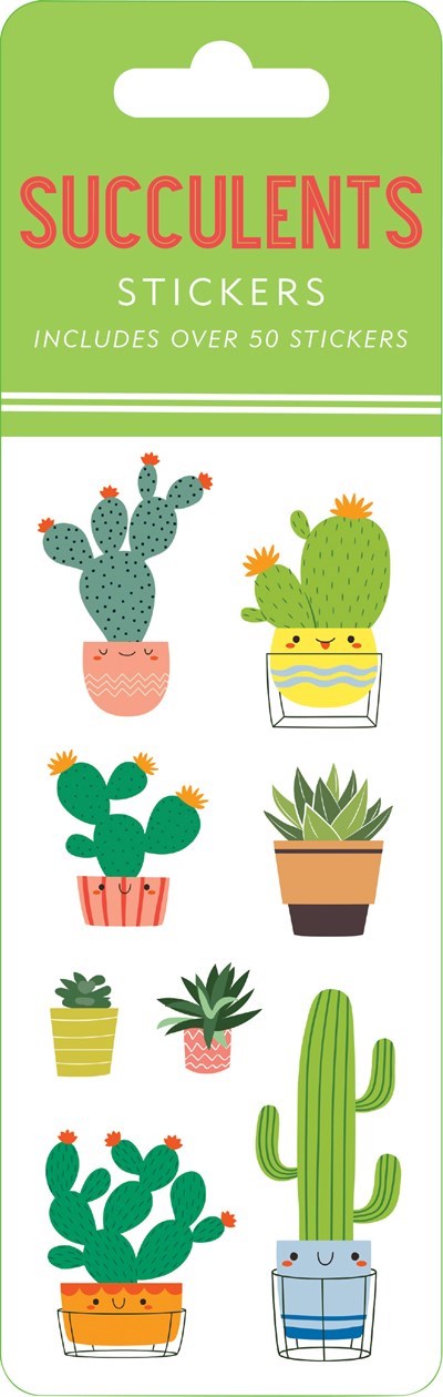 Succulents Stickers 9781441340764