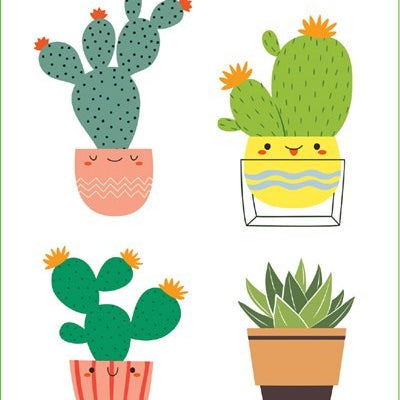 Succulents Stickers 9781441340764