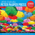 All The Umbrellas 1,000 Piece Jigsaw Puzzle - Peter Pauper Press Inc 9781441340948_1