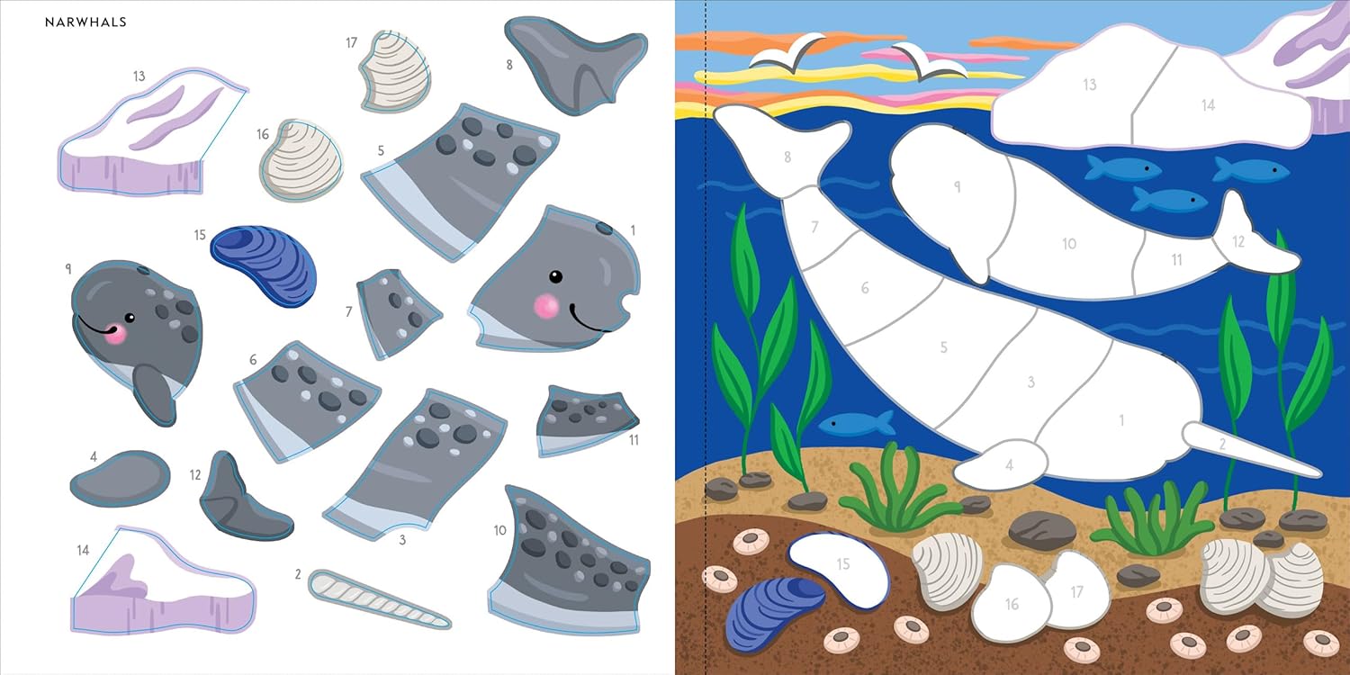 My First Color-By-Sticker Under The Sea by Peter Pauper Press 9781441341303_2