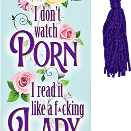I Don'T Watch Porn Beaded Bookmark 9781441341440