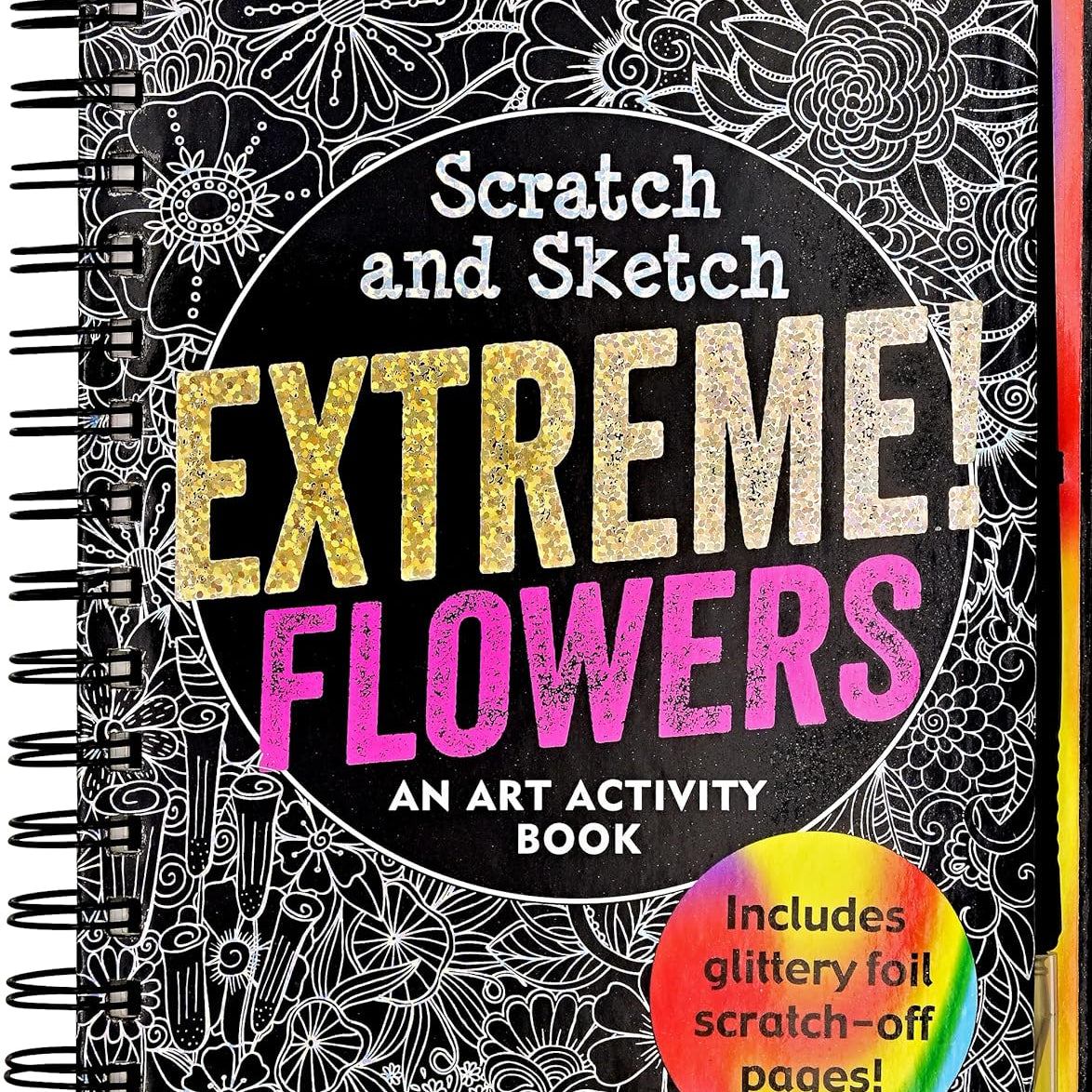 Scratch & Sketch Extreme! Flowers: An Art Activity Book by Peter Pauper Press 9781441341518