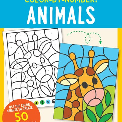 Animals Color-By-Number! by Peter Pauper Press 9781441341556