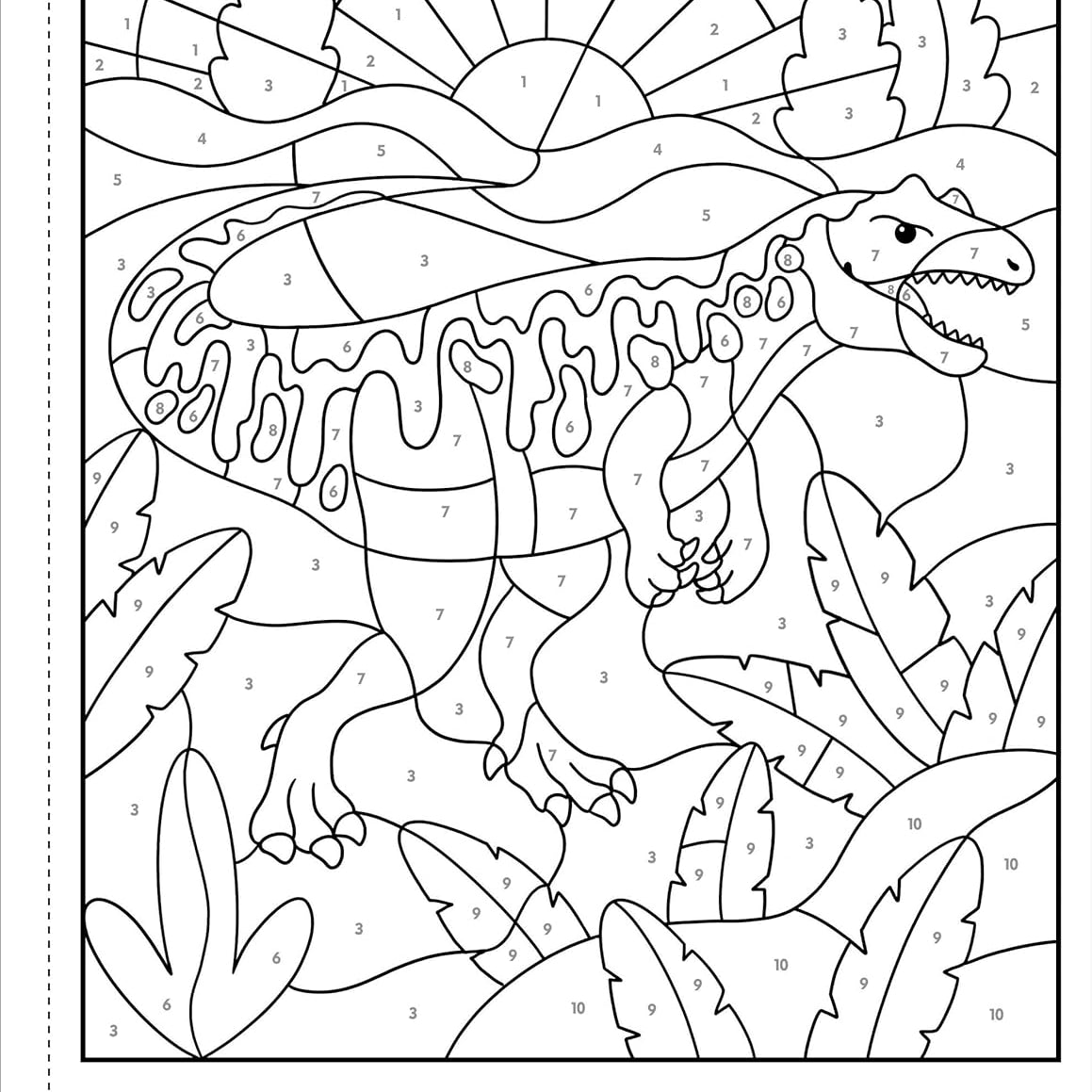 Dinosaurs Color-By-Number! by Peter Pauper Press 9781441341563_1