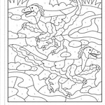 Dinosaurs Color-By-Number! by Peter Pauper Press 9781441341563_3