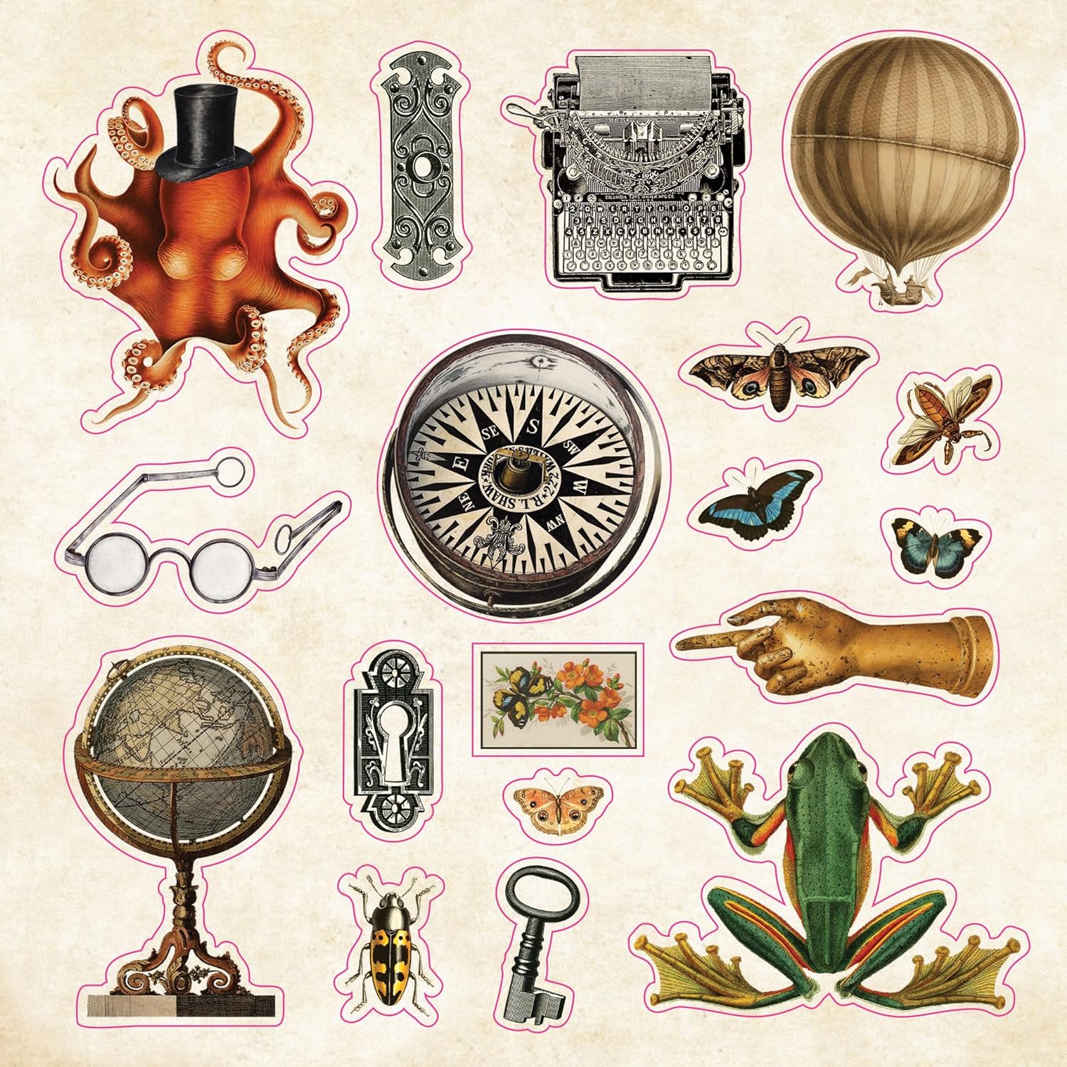 The Sticker Book Of Curiosities by Peter Pauper Press, Inc. 9781441342072_2