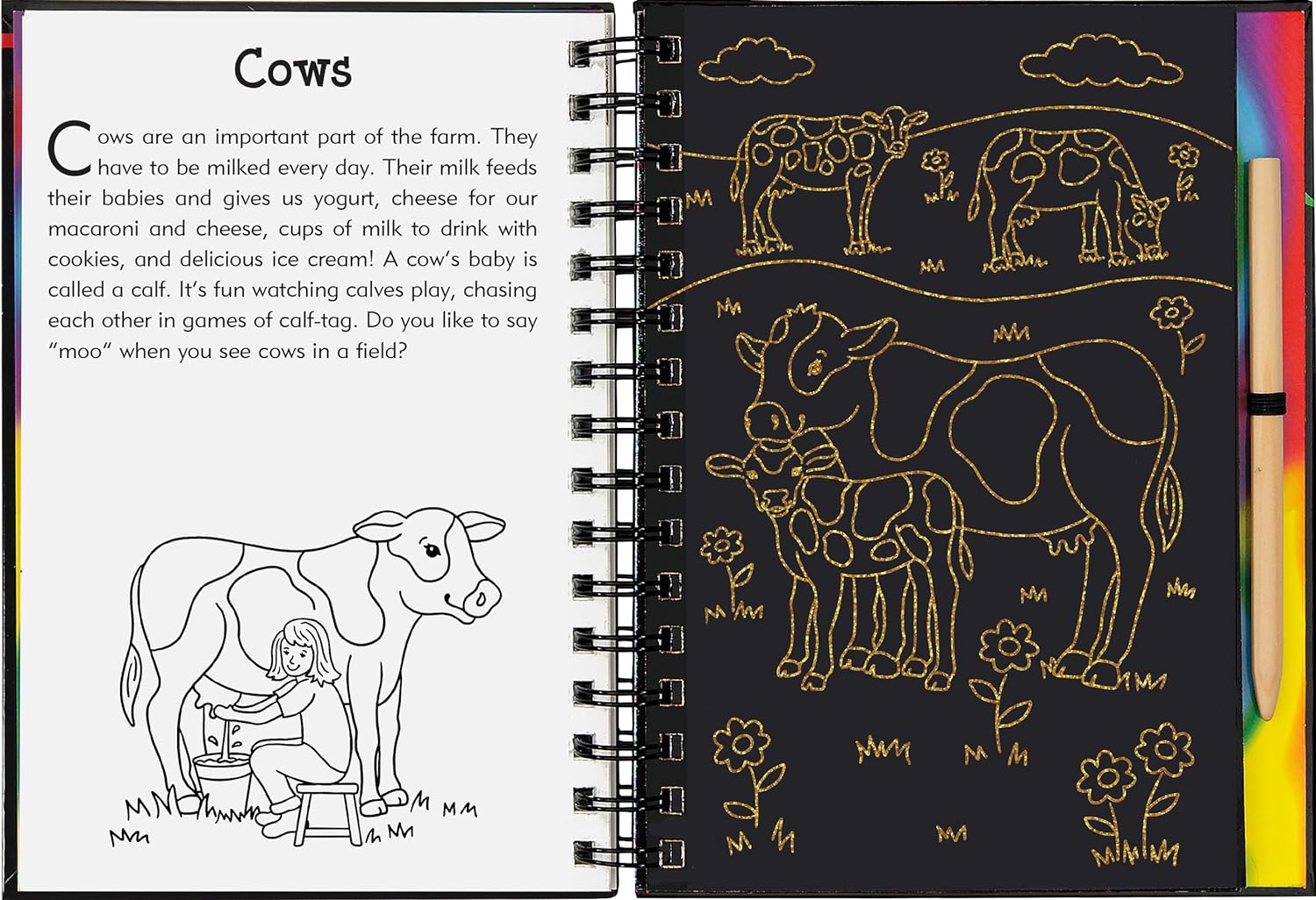 Scratch & Sketch On The Farm by Paulding, Betsy 9781441342201