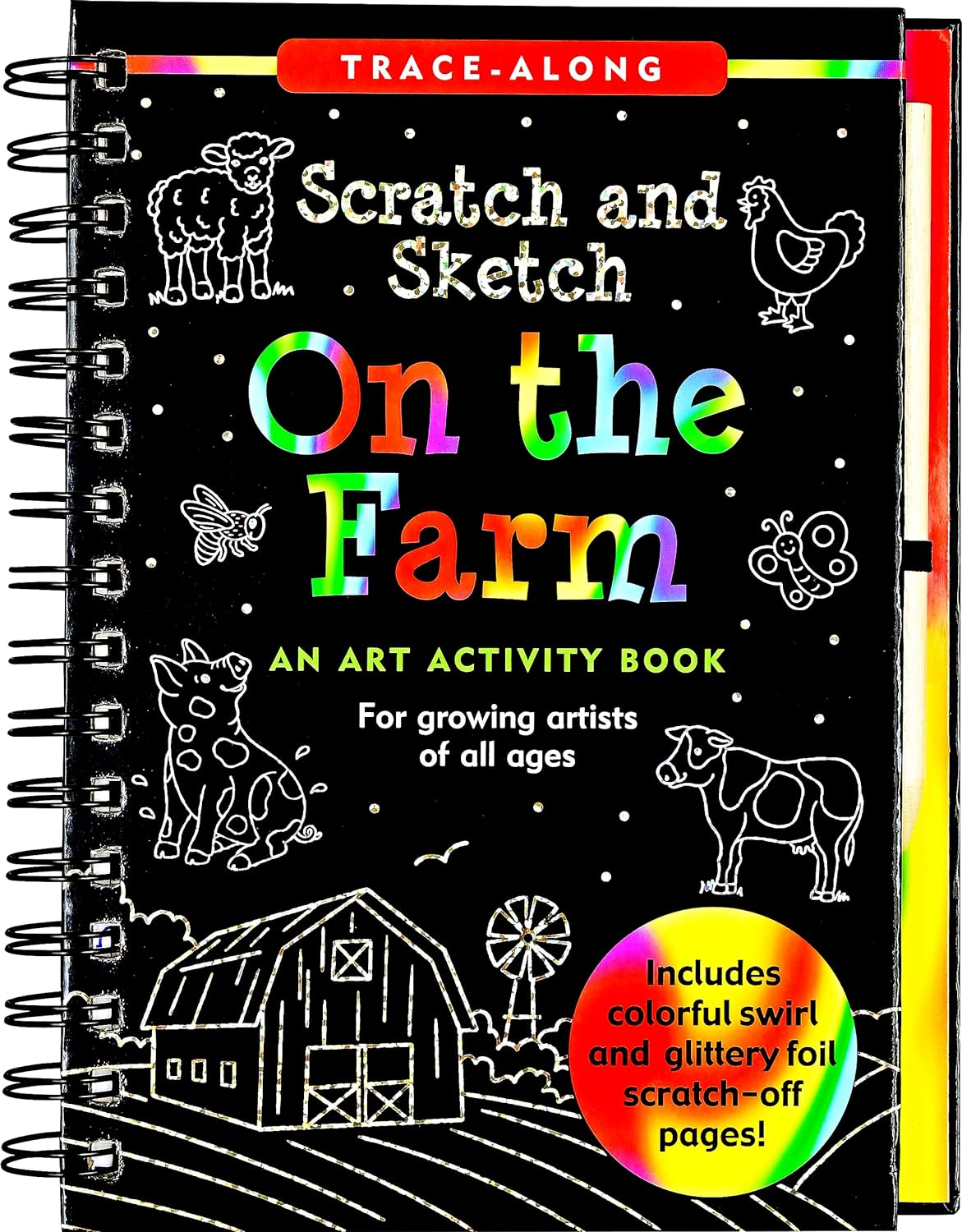 Scratch & Sketch On The Farm by Paulding, Betsy 9781441342201_2d3a5e31-dffe-4229-93ff-23526b06d744