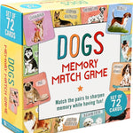 Dogs Memory Match Game (Set Of 72 Cards) - Peter Pauper Press 9781441342232
